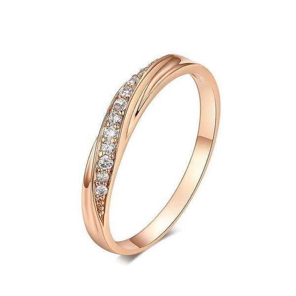 18k Gold Plated Stone Ring Discounted