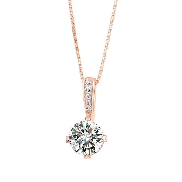 18k Plated Rose Gold Necklace