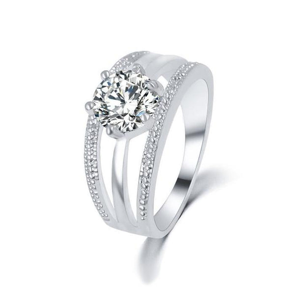 3 Part Solitaire Ring