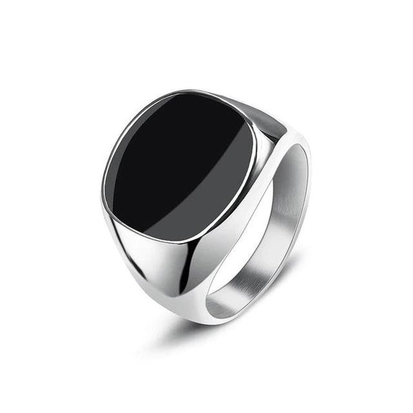 Black Signet Ring