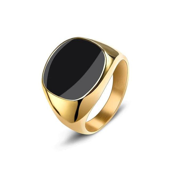 Black Signet Ring