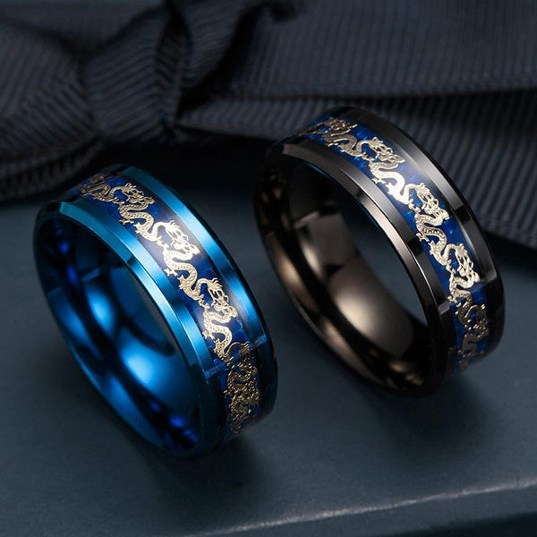 Dragon Engraved Ring