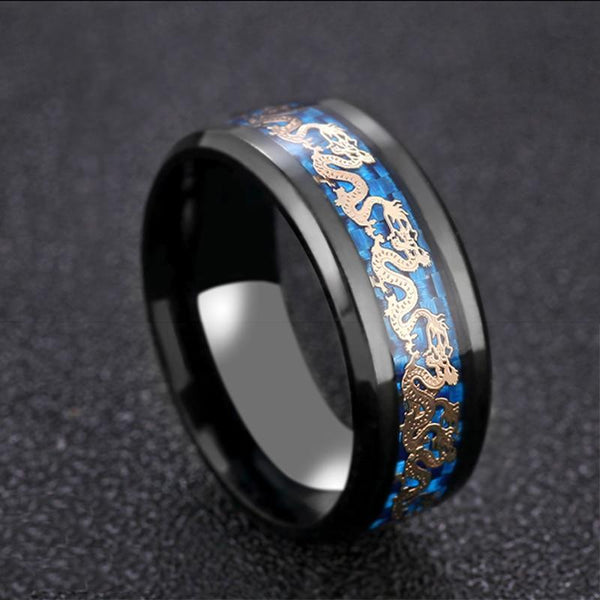 Dragon Engraved Ring