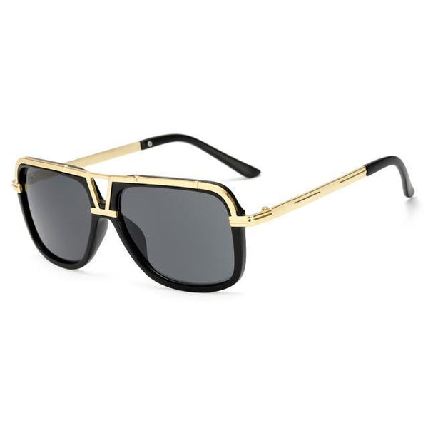 Gold Bridged Sunglasses