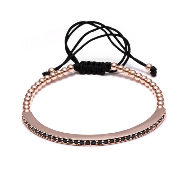 Micro-Studded Half Bangle Bracelet