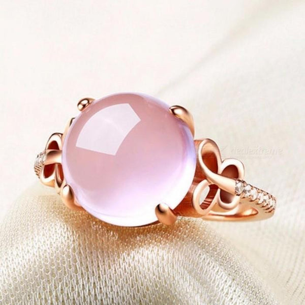 Pink Opal Dome Ring