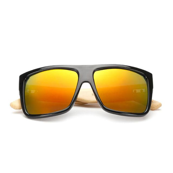 Rectangle Bamboo Sunglasses