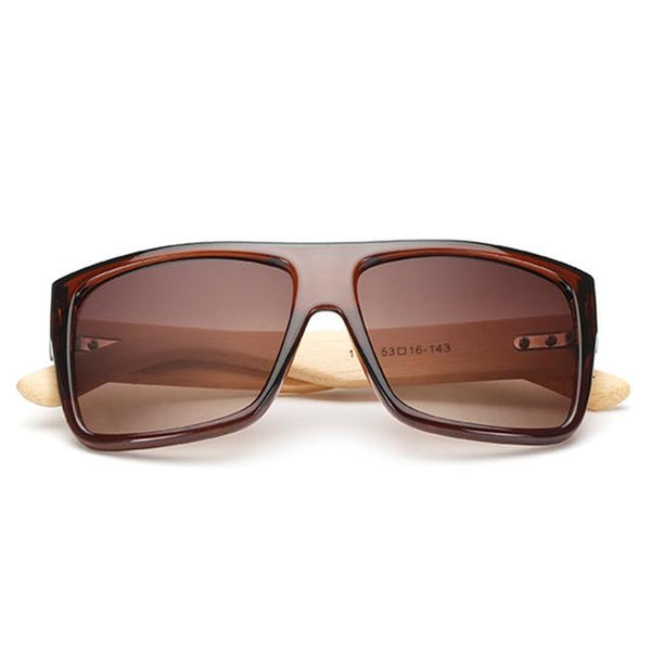 Rectangle Bamboo Sunglasses