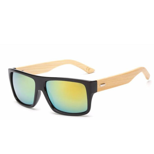 Rectangle Bamboo Sunglasses