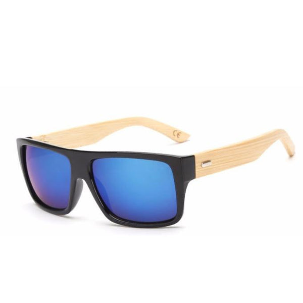 Rectangle Bamboo Sunglasses