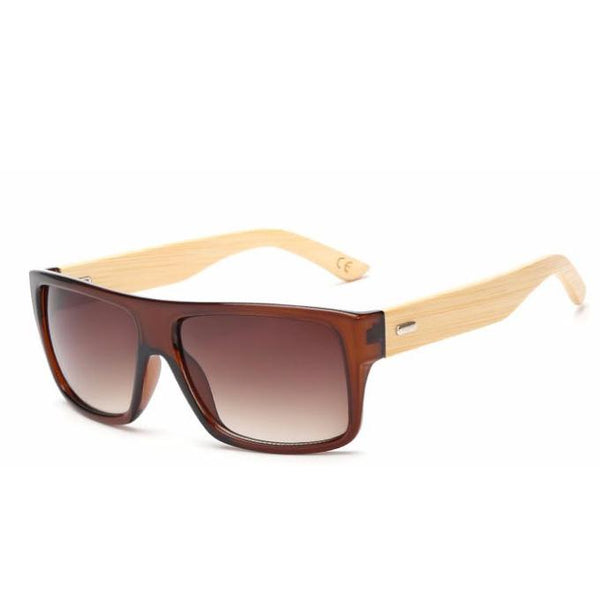 Rectangle Bamboo Sunglasses