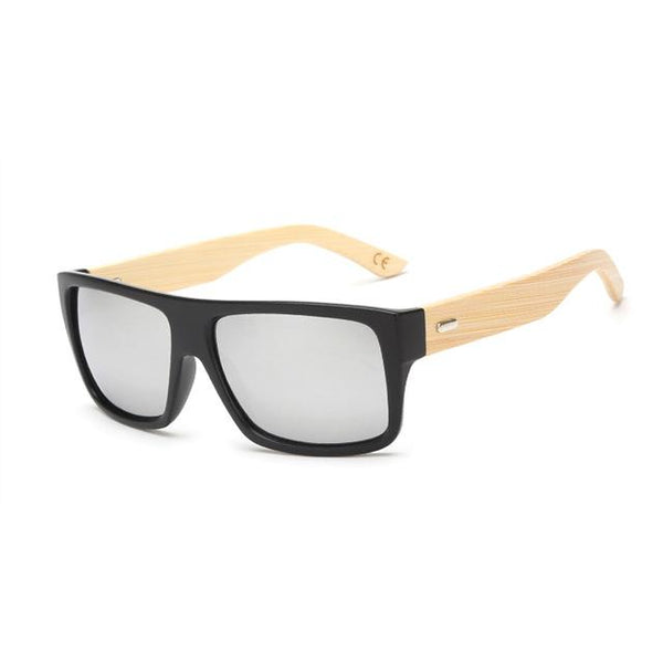 Rectangle Bamboo Sunglasses