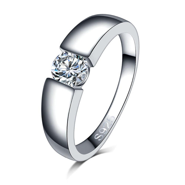 Solitaire Crystal Ring